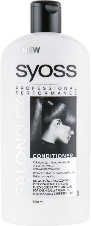 Бальзам для ослабленого внаслідок механічного впливу волосся - Syoss SalonPlex Hair Conditioner — фото N2