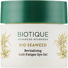 Охлаждающий и увлажняющий дневной гель вокруг глаз "Био Морские Водоросли" - Biotique Bio Seaweed Revitalizaing Eye Gel — фото N2