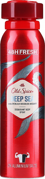 Аэрозольный дезодорант-спрей для тела - Old Spice Deep Sea Deodorant Body Spray — фото N8