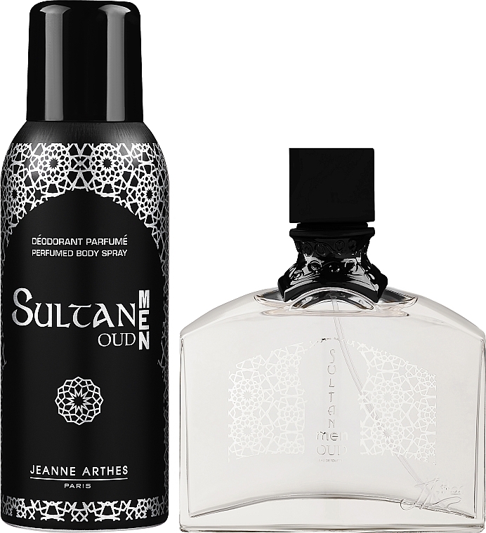 Jeanne Arthes Sultan Oud Men - Набор (edt/100ml + deo/150ml) — фото N1