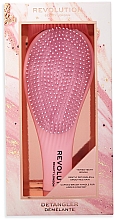 Щітка для розплутування волосся, рожева - Makeup Revolution Detangle Me! Pink Detangling Hair Brush — фото N2