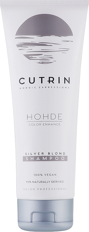 Тонувальний срібний шампунь - Cutrin Hohde Toning Silver Shampoo — фото N1