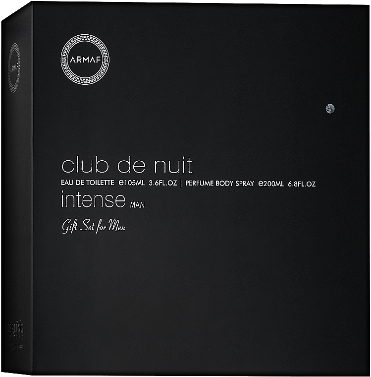 Armaf Club De Nuit Intense Man - Набір (edt/105ml + deo/spray/200ml) — фото N1