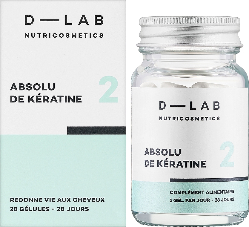 Пищевая добавка "Чистый кератин" - D-Lab Nutricosmetics Pure Keratin — фото N2