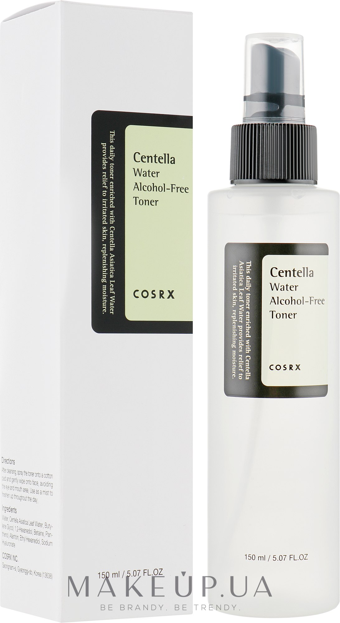 Безалкогольный тонер с центеллой для проблемной кожи - Cosrx Centella Water Alcohol-Free Toner — фото 150ml