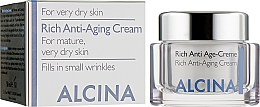 Питательный антивозрастной крем для лица - Alcina T Rich Anti Age-Creme — фото N3