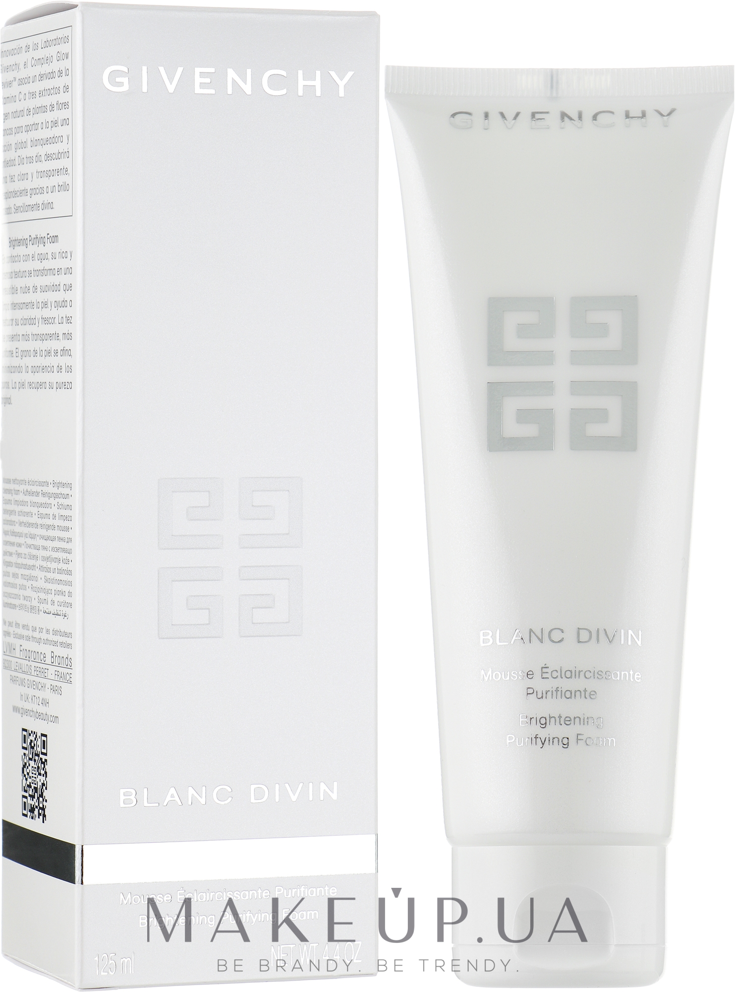 Пінка для умивання - Givenchy Blanc Divin Global Transparency — фото 125ml