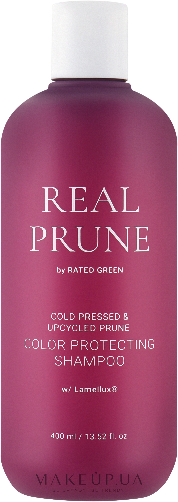Шампунь для захисту кольору фарбованого волосся з екстрактом сливи - Rated Green Real Prune Color Protecting Shampoo — фото 400ml