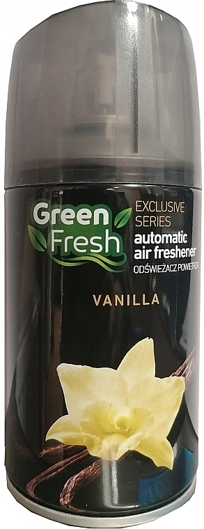 Сменный баллон для автоматического освежителя воздуха "Ваниль" - Green Fresh Automatic Air Freshener Vanilla — фото N1