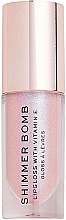 Духи, Парфюмерия, косметика Блеск для губ - Makeup Revolution Shimmer Bomb Lip Gloss