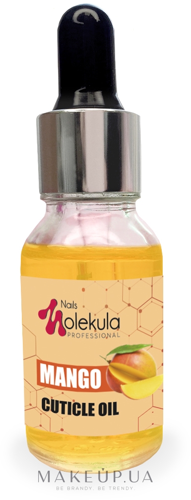 Олія для догляду за кутикулою "Манго" - Nails Molekula Professional Cuticle Oil Mango — фото 15ml