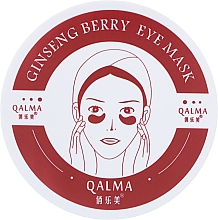 Парфумерія, косметика Гідрогелеві патчя під очі - Qalma Ginseng Berry