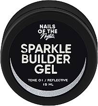 Духи, Парфюмерия, косметика Светоотражающий строительный гель для ногтей - Nails Of The Day Sparkle Builder Gel