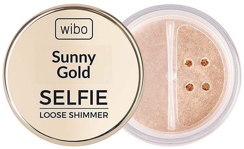 Хайлайтер для обличчя - Wibo Sunny Gold Selfie Loose Shimmer — фото N1