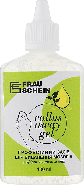 Щелочной пилинг для педикюра с эфирным маслом мяты - Frau Schein Callus Away Gel — фото N1