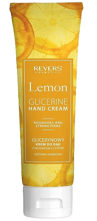 Гліцериновий крем для рук з екстрактом лимона - Revers Lemon Glicerine Hand Cream — фото N1