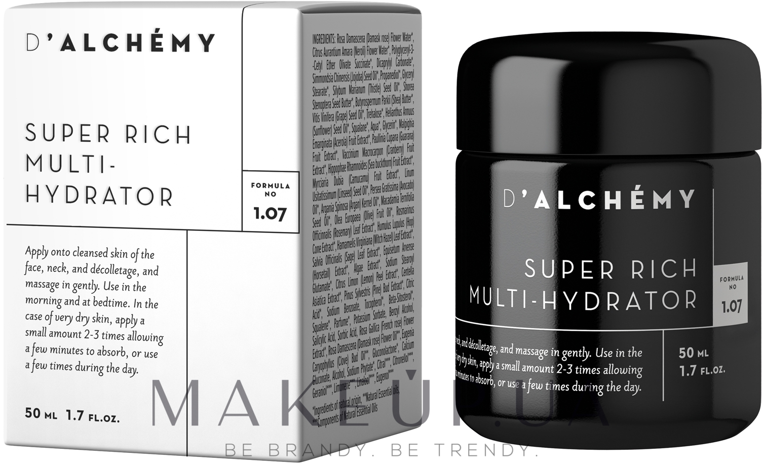 Насичений крем для сухої шкіри - D'Alchemy Super Rich Multi-Hydrator — фото 50ml