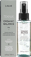 Ефірна олія "Кенді" для живлення і пом'якшення волосся і шкіри - Lakme Teknia Organic Balance Oil — фото N2