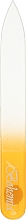 Парфумерія, косметика Пилка для нігтів скляна, 90 мм, 03-071E, помаранчева - Bohemia