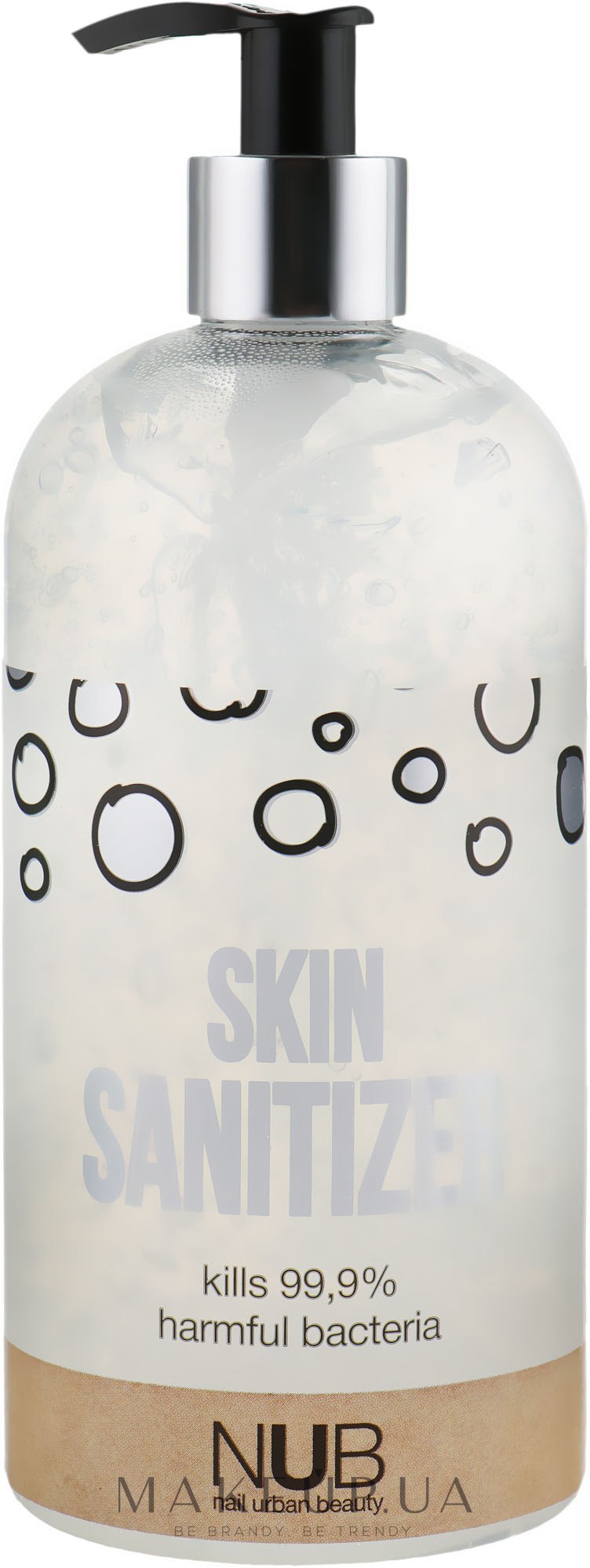 Гель-антисептик для кожи рук и ног - NUB Skin Sanitizer Lime Peppermint  — фото 500ml