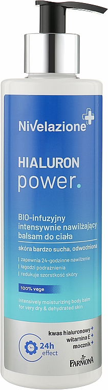 Интенсивно увлажняющий бальзам для тела - Farmona Nivelazione Hyaluron Power Body Balm