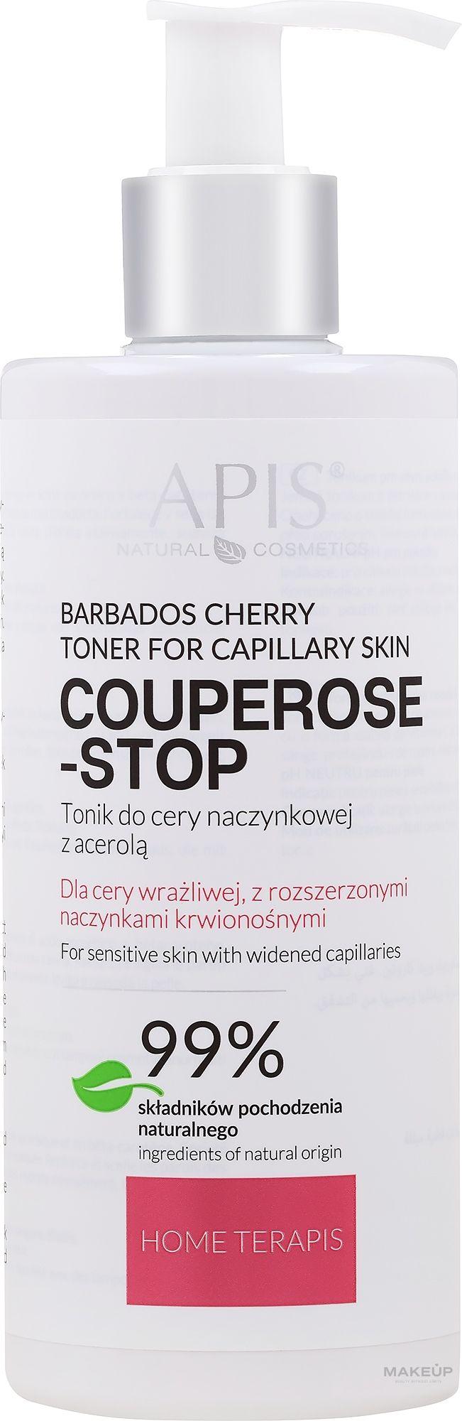 Тоник для чувствительной кожи склонной к куперозу - APIS Professional Cheery Kiss — фото 300ml