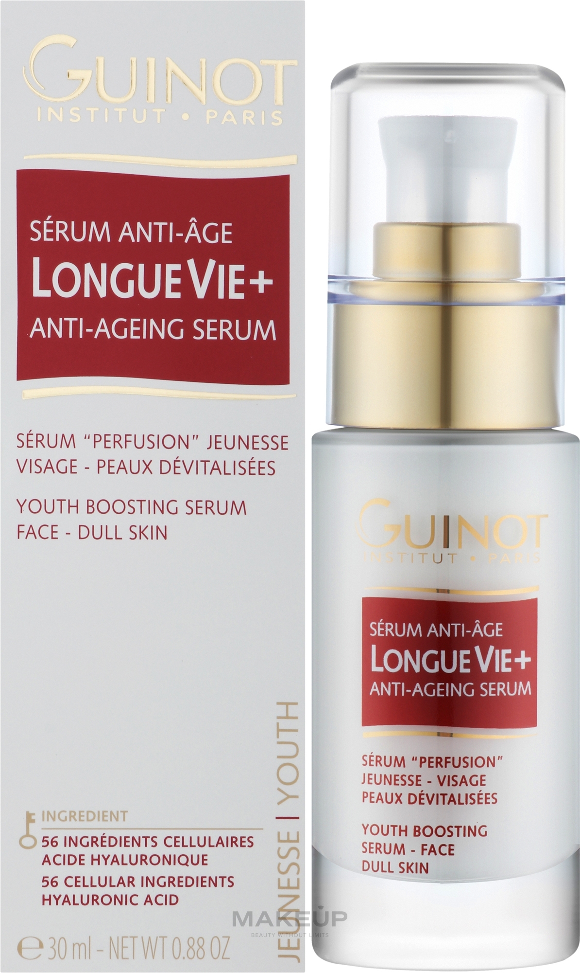 Антивозрастная сыворотка для лица - Guinot Longue Vie + Anti-Ageing Serum  — фото 30ml