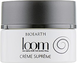 Крем для обличчя, з екстрактом слизу равлика - Bioearth Loom Supreme Cream — фото N2