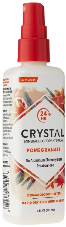 Дезодорант-спрей с ароматом Граната - Crystal Essence Deodorant Body Spray Pomegranate — фото N2