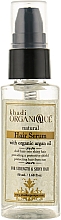 Парфумерія, косметика Натуральна незмивна аюрведична сироватка для блиску й гладкості волосся - Khadi Organique Hair Serum