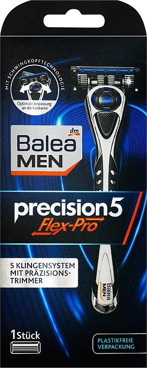 Станок для гоління - Balea Men Precision 5 Flex-Pro — фото N1