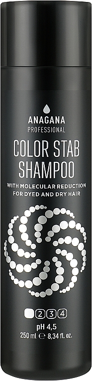 Шампунь "Стабилизатор цвета" для окрашенных волос - Anagana Professional Color Stab Shampoo With Molecular Reduction — фото N1