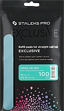 Набор сменных файл-чехлов для пилки прямой Exclusive 20, 100 грит - Staleks Pro Exclusive  — фото N1