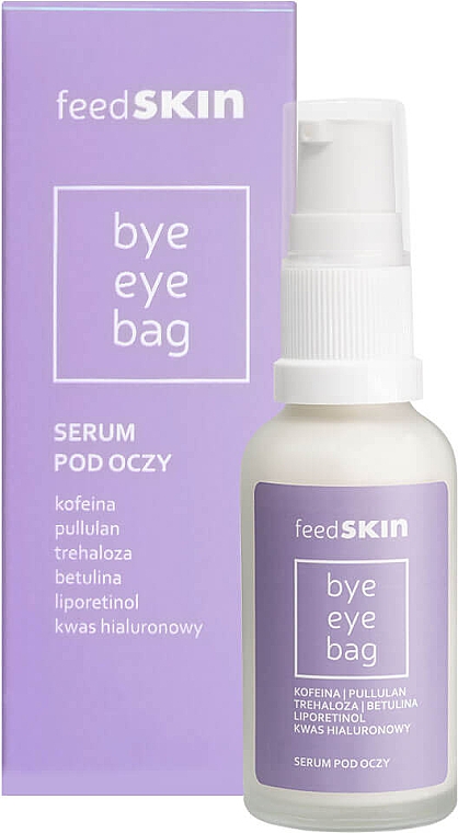 Сироватка для області навколо очей - Feedskin Bye Eye Bag Serum — фото N2