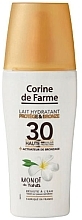 Парфумерія, косметика Сонцезахисне бронзувальне молочко для тіла - Corine De Farme Protect & Tan Moisturizing Milk Spf 30