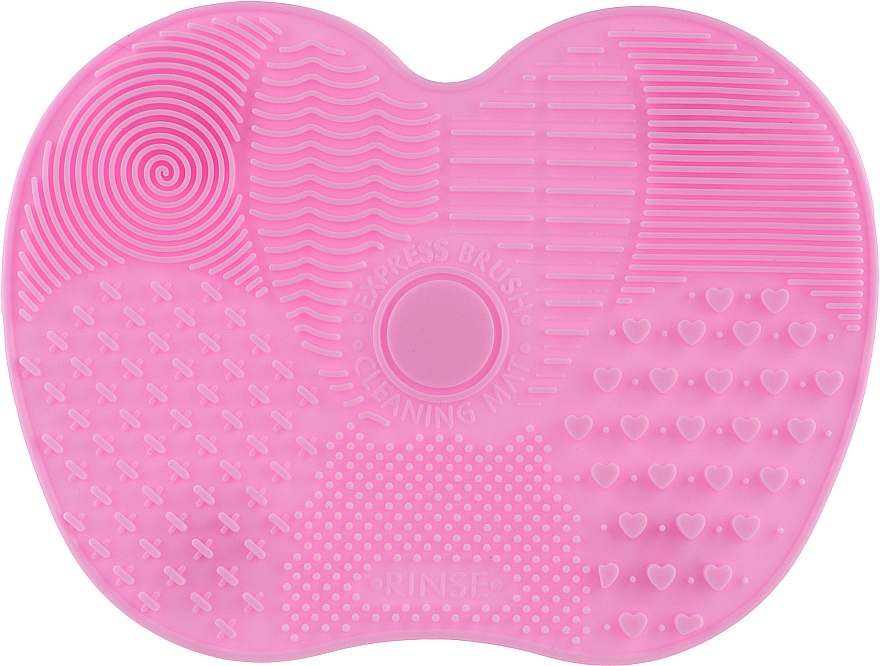 Силиконовый коврик для чистки кистей, розовый - Ruby Face  — фото N1
