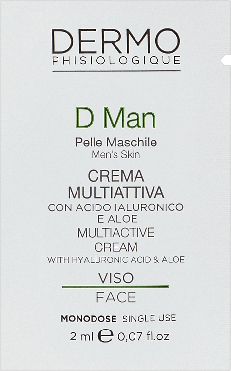 Чоловічий омолоджувальний крем для обличчя - Dermophisiologique D Man Crema Antiage Visco (пробник) — фото N2