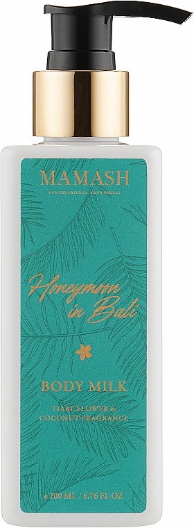 Легкий крем-молочко для тела с экзотическими маслами - Mamash Honeymoon In Bali Body Milk — фото N1