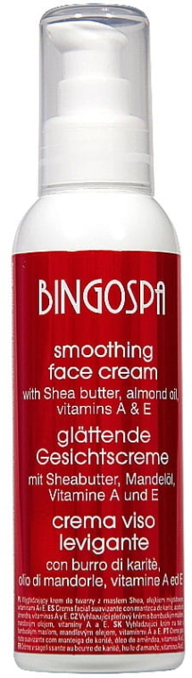 Розглажувальний крем для обличчя - BingoSpa Face Cream — фото N1