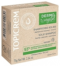 Духи, Парфюмерия, косметика Твердый шампунь для волос - Topicrem Dermo Vegetal Solid Shampoo