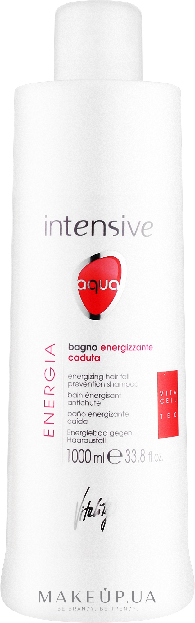 Шампунь против выпадения волос - Vitality's Intensive Aqua Energy Shampoo — фото 1000ml