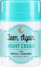 Зволожувальний нічний крем для обличчя - Look At Me Teen Again Night Cream — фото N1