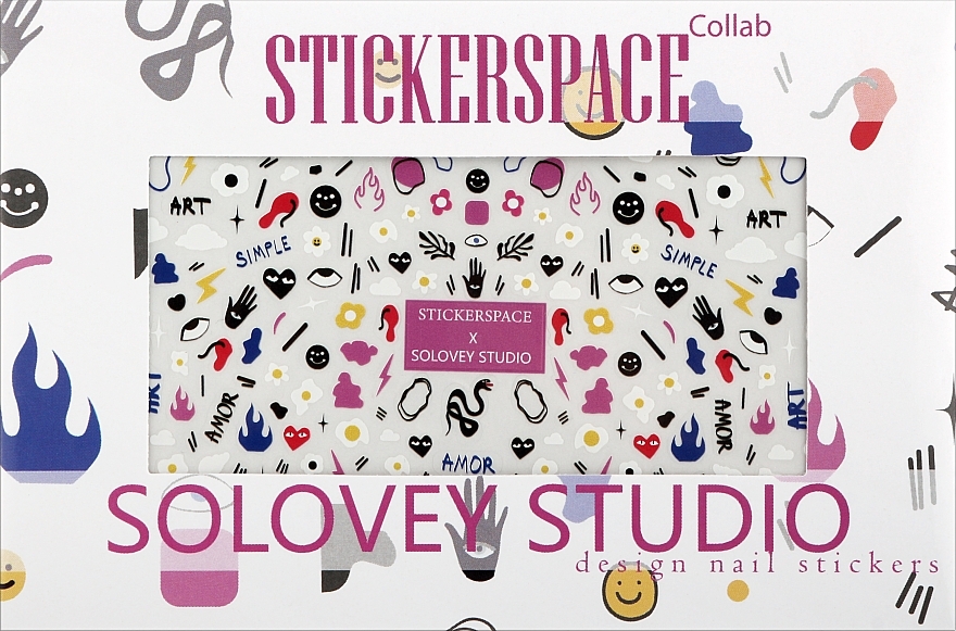 Дизайнерские наклейки для ногтей "Simple standart" - StickersSpace — фото N1