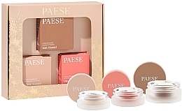 Набір - Paese Kiss My Cheeks (Warm) (blush/ 4g + bronzer/12g + highlighter/4g) — фото N2