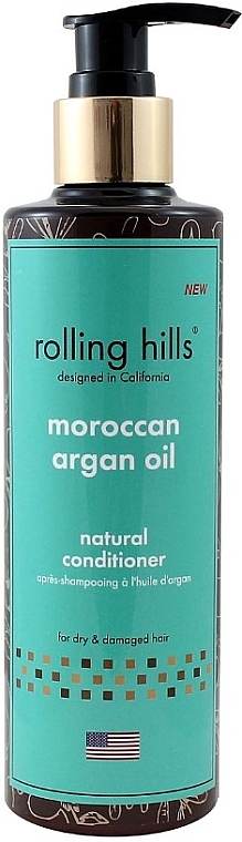 Кондиціонер для волосся з аргановою олією - Rolling Hills Moroccan Argan Oil Natural Conditioner — фото N1