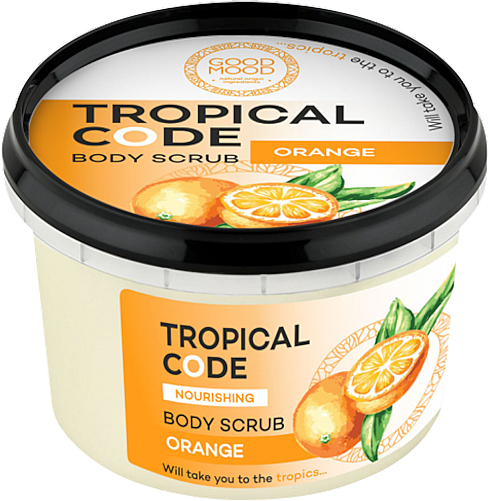 Скраб для тіла "Апельсин" - Good Mood Tropical Code Body Scrub Orange — фото N1