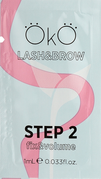Засіб для ламінування вій і брів - OkO Lash & Brow Step 2 Fix & Volume — фото N1