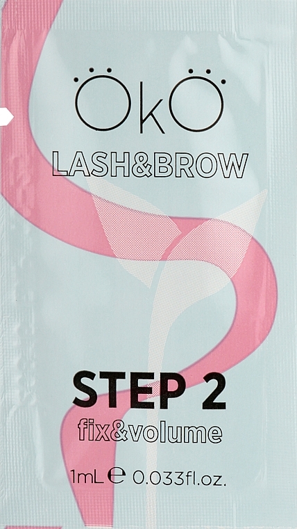 Средство для ламинирования ресниц и бровей - OkO Lash & Brow Step 2 Fix & Volume — фото N5