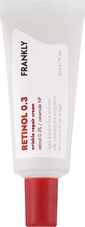 Крем антивіковий проти зморшок з ретинолом - Frankly Retinol 0.3 Cream — фото N1
