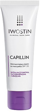Зміцнювальний крем для судин - Iwostin Capillin Strengthening Light Cream SPF 20 — фото N1